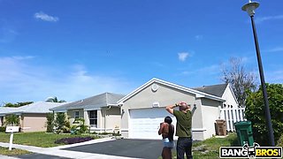 Dark-haired vixen finds passionate ecstasy with lost sultry drone