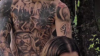 I Took My Stepdaughter on Vacation and Fucked Her Outdoors in a Jacuzzi.