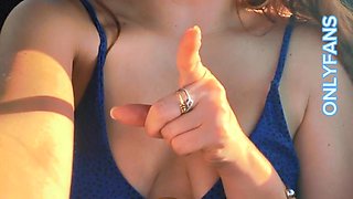 JOI (cei) Inside My Parking Car I Make You Masturbate and Eat Your Milk