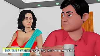 Hot Stepson Fucks Stepmom Hard in Front of Stepdad - 3D Animation