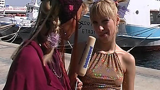 Blonde Teen Likes to Play with Her Anal Hole at Pool