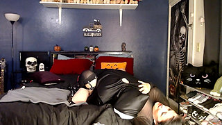 Ghost Face Halloween Strapon Lesbian