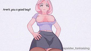 My stepmom gives me a hand with nofap challenges