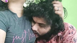 Vaishnavy dominating Sharun Raj hot romance in hotel room, Mallu couple Hot romance, Girl domination romance , Romantic couple