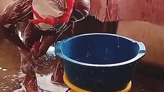 Sugarmommy Bathing After Getting Fucked 6 Rounds