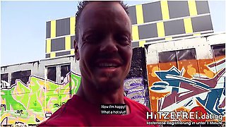 Hot Public Sex With Skinny Blonde Babe - Missy Luv And Deutsche Amateure