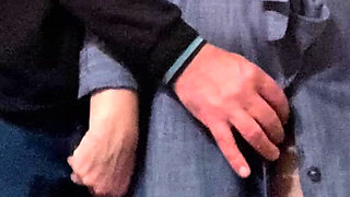 Stranger Fingered Horny MILF Before Work in the Subway