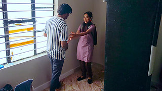 Indian Students Fucking in Store Room