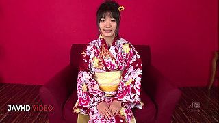 Sultry Asian Chiharu Gives Japan Blowjob Before Kimono Fucking Pleasure