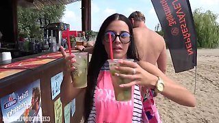Watch Swingers At The Beach - Doggy, Amateur, Blowjob Porn