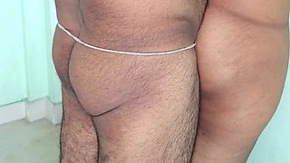 Chennai Appartment Aunty Enjoying Standing Fuck with Step Stepbrother