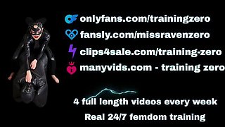 MILF Stepmom Dominates Slave With Brutal Ballbusting & CBT Bondage - Femdom Training Punishment