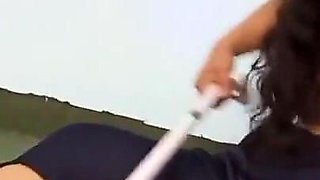 Hot Mom Sara Caught When Cleaning Room While Dancing Naked. Homemade Video, Big Boobs and Big Ass, Indian Bhabhi