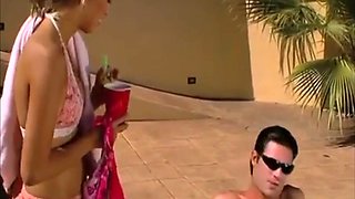 Glamour teen temptress arousing sex video