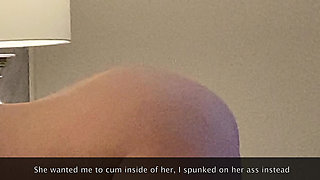 Fuck Friend's Tight Wife and Cum on Ass