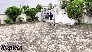 The Gardener with the Giant African Cock