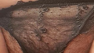 Transparent and Hairy Panties