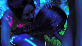 Lust Academy 5 - Leona and Katrina Seduce James with a Steamy Double Oral Session