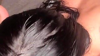 Horny Latina Brunette Can Get Eneough Og a Big White Cock