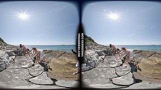 Masturbating At The Beach Enjoying Sun And Seaside Taking Selfies Behind The Scenes