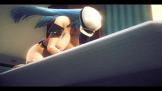 Akame Ga Kil Hentai - Esdeat Sex in a Bed - Japanese Asian Manga Anime Film Game Porn