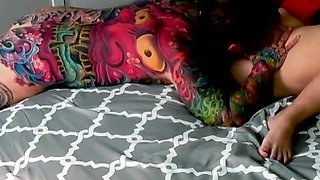 Wife surprises husband with her girlfriend