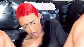 Big boobs milf masturbates with her dildo