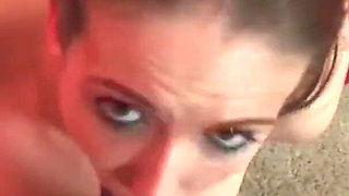 Petite girl fucked in POV from black dude and creampied