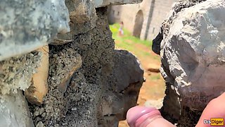 Katty West - Public Dick Flashing - Girl Helped Stranger To Cum In Mountains