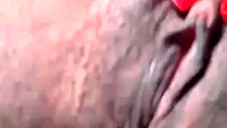 Ebony Redhead Masturbates to Orgasm on Webcam