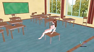 An animated 3d cartoon porn video - beautiful teen girl giving sexy poses