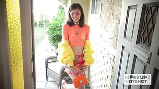 Amatory ladylove's brunette clip