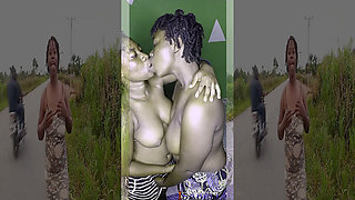 Cute Ebony Teen Is so Hot for His BBC
