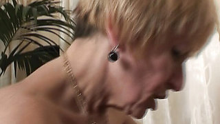 German cougar eats cum after hot fuck