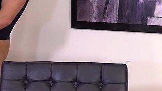 Naughty Babe Sasha Rose Prepared Special Fetish Leather Lingerie for Her Lover