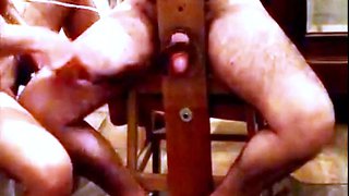 Carmen flogging me a bruised cock