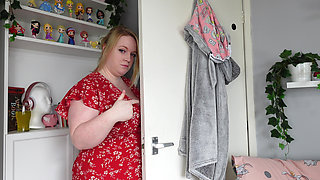 Mean Giantess Stepmommy Breast Crush Step-son