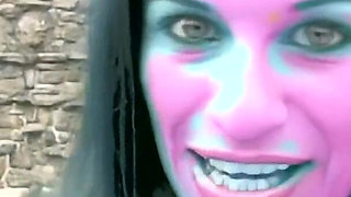 Katalina and Monica: Two Perfect Shaved Pussy for a Big Cock