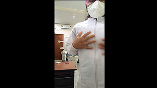 When There Are No Patients in the Office I Like to Masturbate and Show My Vagina