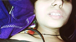 Latika Hard Sex with Step Brother Big Cock on Night