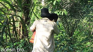 African Bush Fucking with Zion - Hot Black Lovers Outdoor Sex