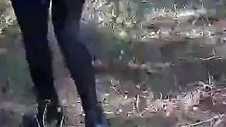 High Heels and Walking in the Woods