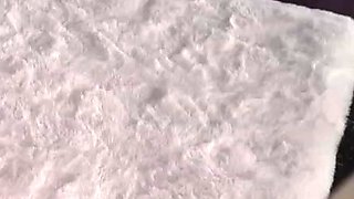 Erotic masturbation with brunette beauty