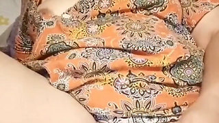 Horny Wife Masturbates Wet Pussy to Orgasm