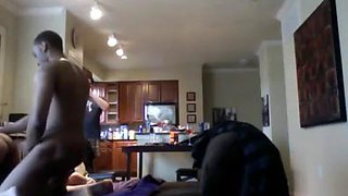 Guy films group of various random horny strangers fucking his very attractive horny wife on camera with their huge