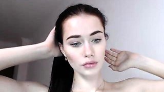 Cute blonde amateur webcam teen masturbating