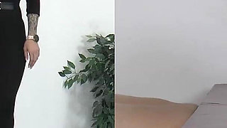 Slave's Orgasms Under Mistress Cleo's Platform Shoe Pp