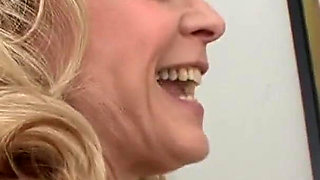 Mature lady and brunette teen fuck each other