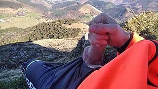 Elvissc Jock in Fishnet Strokes Fat Cock to Remote Cumshot