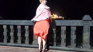 Blonde Mature Amateur Wife Enjoys Sex